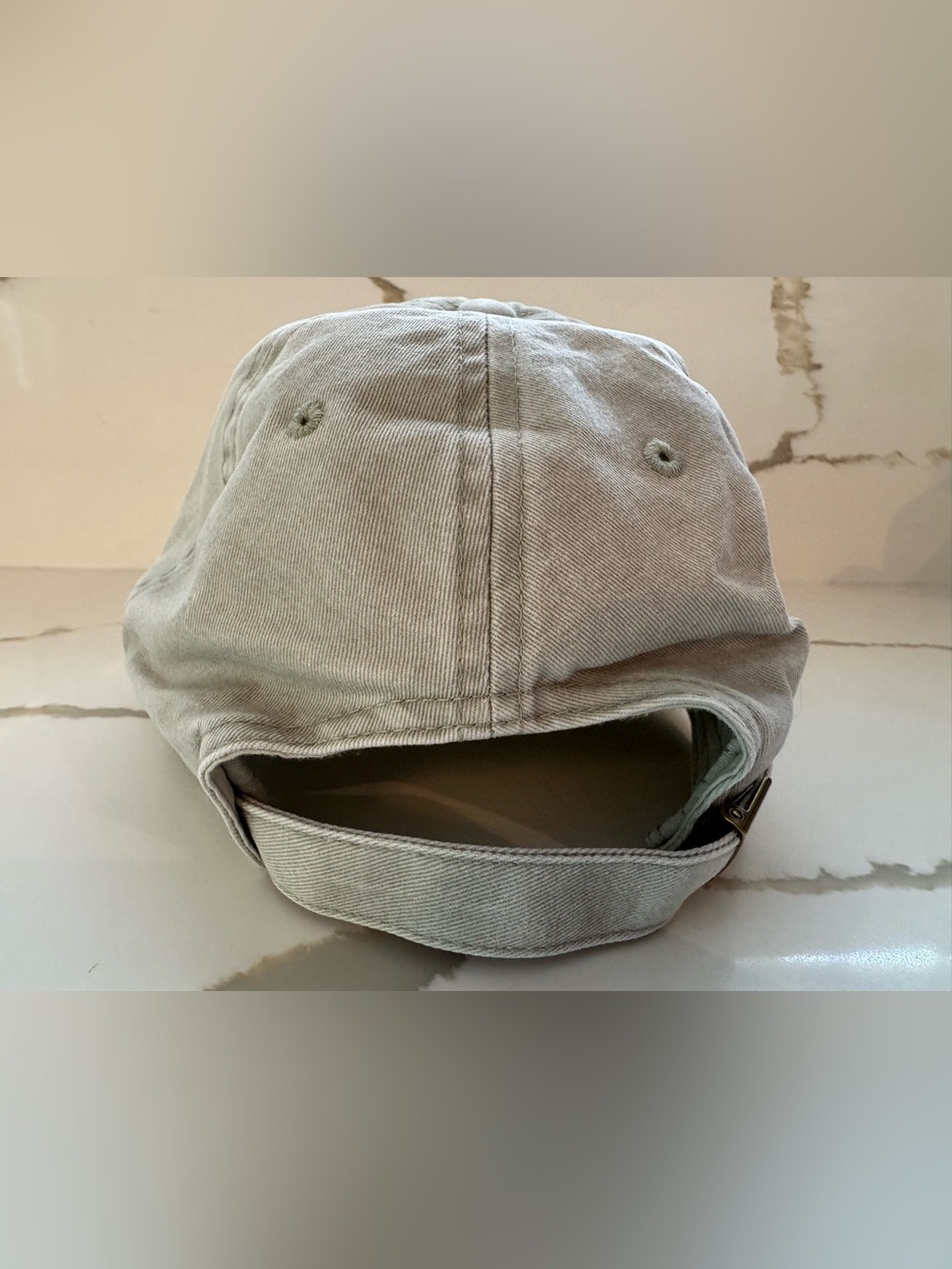 NWOT JOAH BROWN Sage Green Washed Cotton Embroidered Dad Hat OSFM - Picture 5 of 9